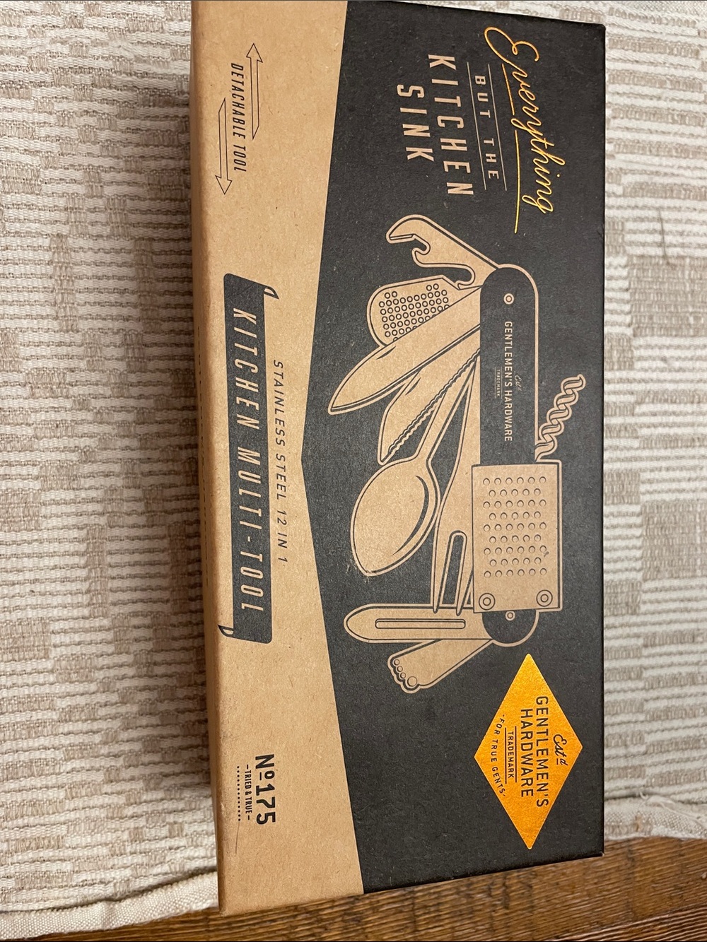 12-in-1 Kitchen Multi-Tool - Black & Tan